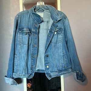 Blue denim jean jacket